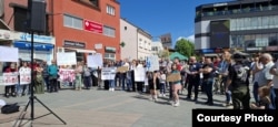 Protesti građana Prijedora protiv rudnika u Bukovoj Kosi, 19. aprila 2025.