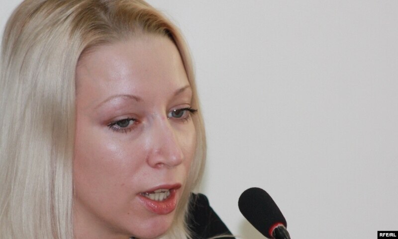 Екатерина Беляева, выпускающий редактор газеты «Взгляд». Алматы, 30 сентября 2009 года.