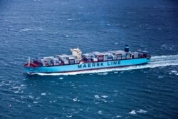 A Maersk egyik tankhajója egy 2012-es fényképen