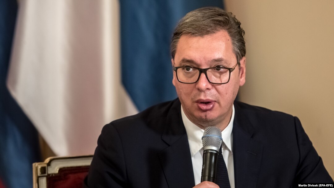 Serbian President Aleksandar Vucic (file photo)