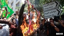 اعتراض‌ها مقابل سفارت سوییس در تهران- ۲۳ شهریورماه ۱۳۹۱