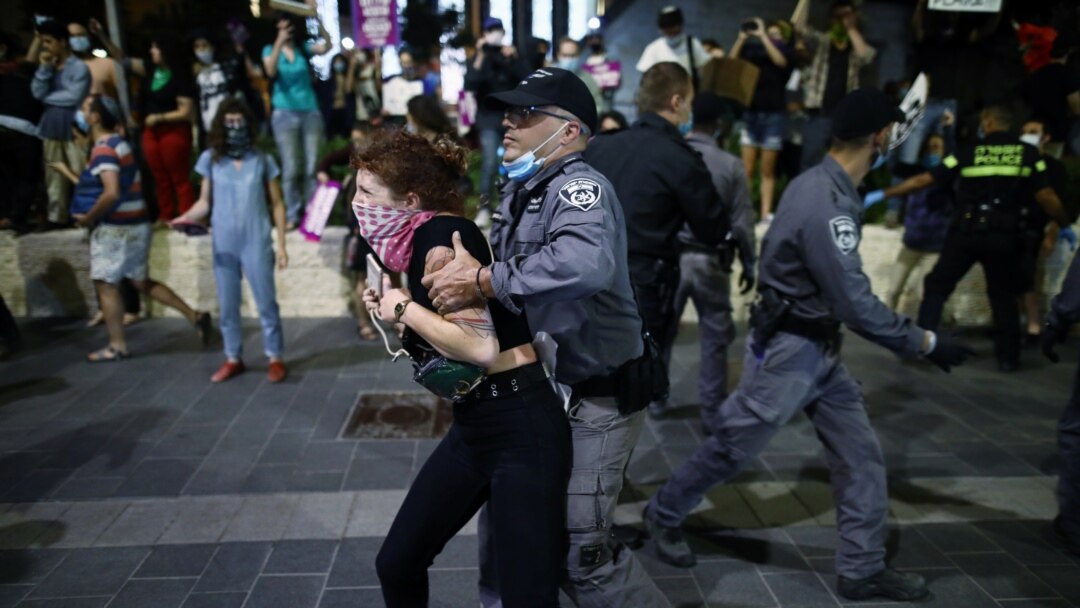 Protesti protiv policijske brutalnosti i rasizma u Jerusalimu, 9 juni 2020.
