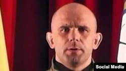 Дмитрий Садовник, бывший командир роты милицейского спецподразделения “Беркут” в Украине. 