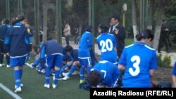 Arxiv foto: Azərbaycanın qadın futbolçuları