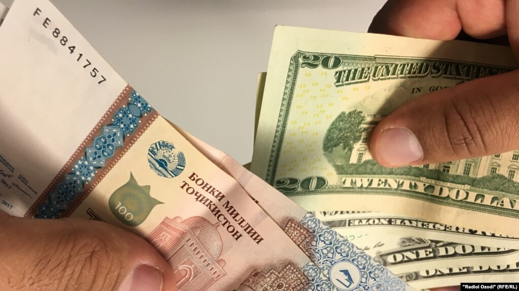 Нацбанк Таджикистана признал нехватку доллара на валютном рынке страны