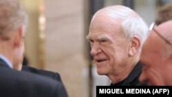 Милан Кундера, французский писатель чешского происхождения. 