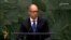 WATCH: Ukrainian Prime Minister Arseniy Yatsenyuk addresses the UN General Assembly