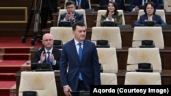 Қазақстан президенті вице-президент лауазымына Ерлан Қаринді ұсынды. Құрылтай депутаттары оны қолдады. Астана, 31 тамыз, 2026 жыл.
