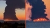 Oil Tanker Hit By Naval Drone Near Sochi Sparking Massive Fire On Black Sea GRAB 1