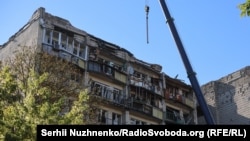 Наслідки російської атаки у Солом’янському районі Києва. Київ, 20 серпня 2026 року