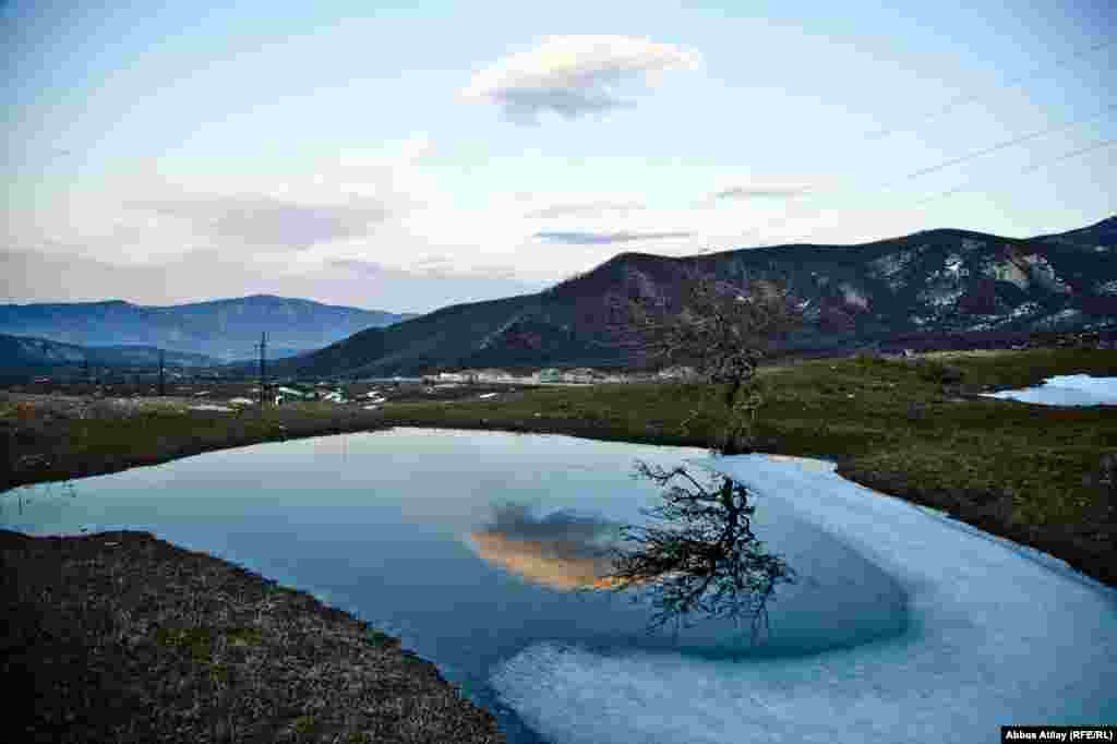 The village of Baxisli in Azerbaijan's Xizi district