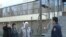 Жители Талдыкоргана возле здания департамента внутренних дел. Осень 2008 года.