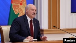 Аляксандар Лукашэнка на прэс-канфэрэнцыі, 9 жгіўння 2021