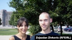 Yasmine Mahdhaoui i Pierre Adrien Brazzini u Sarajevu, avgust 2011