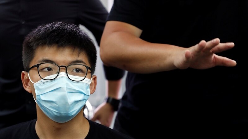 Уапсен Џошуа Вонг, најпознатиот активист во Хонг Конг