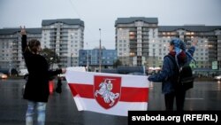 Марш пратэсту ў Менску 21 верасьня 2020 году