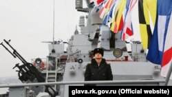 Российский военный корабль, иллюстрационное фото 