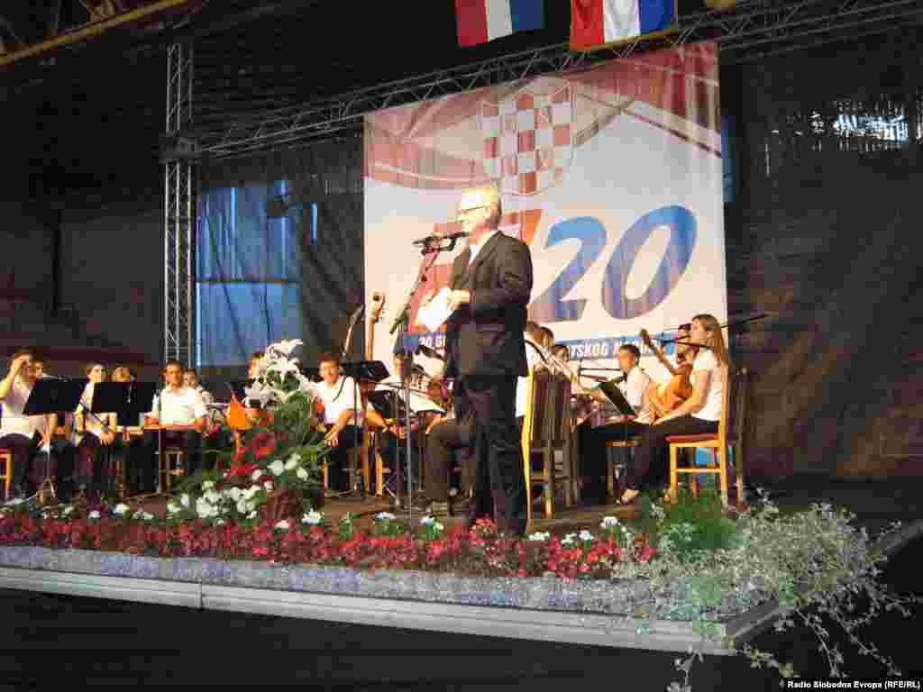 Ivo Josipović na svečanosti u Subotici povodom 20. godišnjice Demokratskog saveza Hrvata u Vojvodini, 18. jul 2010.