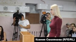 Марія Мотузна на суді в Барнаулі, 6 серпня 2018 року