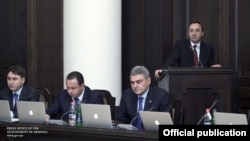 Заседание правительства Армении, Ереван, 15 декабря 2011 г. 
