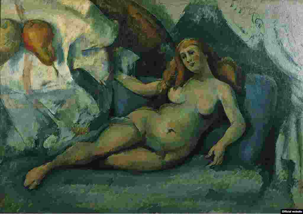 Cezanne, Nud culcat, cca. 1886/90.