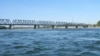 Трансграничный мост между Россией и Китаем на реке Амур