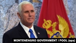 Vicepreședintele american Mike Pence la Podgorița