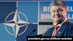 Президент Украины Петр Порошенко в Брюсселе. 12 июля 2018 года.