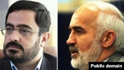 احمد توکلی، نماینده مجلس (راست) و سعید مرتضوی، دادستان سابق تهران.