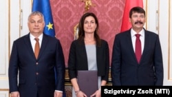 A magyar jogállam őrei: Orbán Viktor miniszterelnök, Varga Judit igazságügyminiszter és Áder János köztársasági elnök