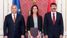 A magyar jogállam őrei: Orbán Viktor miniszterelnök, Varga Judit igazságügyminiszter és Áder János köztársasági elnök