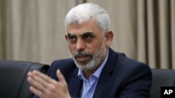Јахја Синвар, лидер на Хамас, исламистичка милитантна група во Газа 
