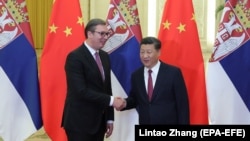 Predsednik Srbije Aleksandar Vučić i predsnik Kine Xi Jinping u Pekingu, septembar 2018.