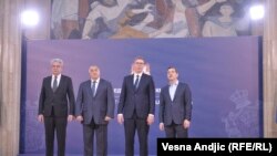 Tudoze, Borisov, Vučić i Cipras u Beogradu