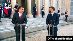 Париз- македонскиот премиер Зоран Заев и францускиот претседател Емануел Макрон,10.06.2021
