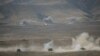 Nagorno-Karabakh - Tanks fire live rounds during a military exercise, 23Oct2012.