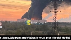 Пожежа на одному зі складів Ozon у Росії після удару безпілотників, архівне фото