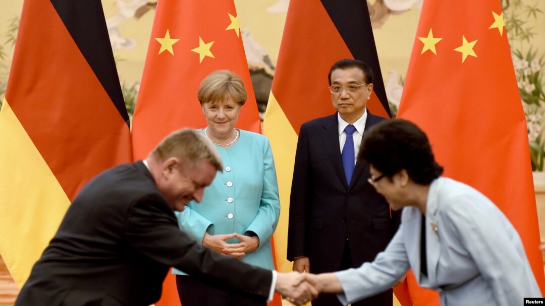 Angela Merkel i Li Kećing u Pekingu