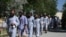 Some of the 100 Taliban prisoners released from the Bagram prison north of Kabul on May 25.&nbsp;The release came amid a three-day cease-fire for the Eid al-Fitr holiday that ends the Muslim holy fasting month of Ramadan. Afghan officials called on the Taliban to extend the cease-fire.