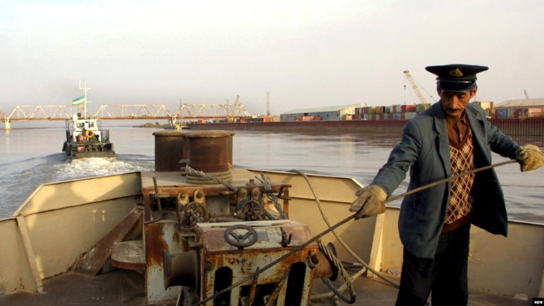 In the border city of Termez, with the Amu-Darya River separating Uzbekistan from Afghanistan (file photo)