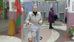 Imagine de la o secție de votare din ziua așa-numitelor alegeri din regiunea transnistreană, 30 noiembrie 2025