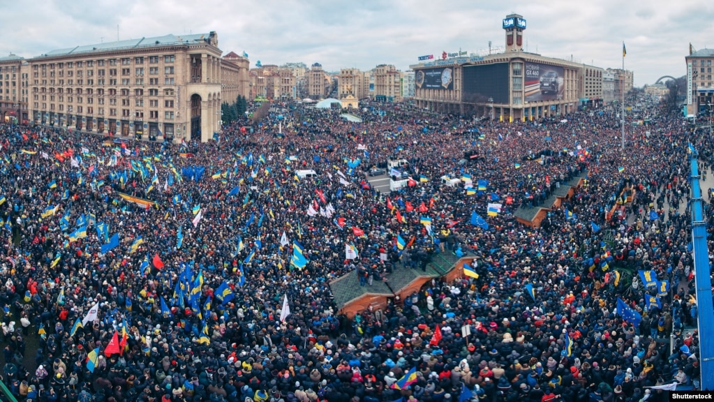 Революція гідності. Київ, майдан Незалежності, 1 грудня 2013 року