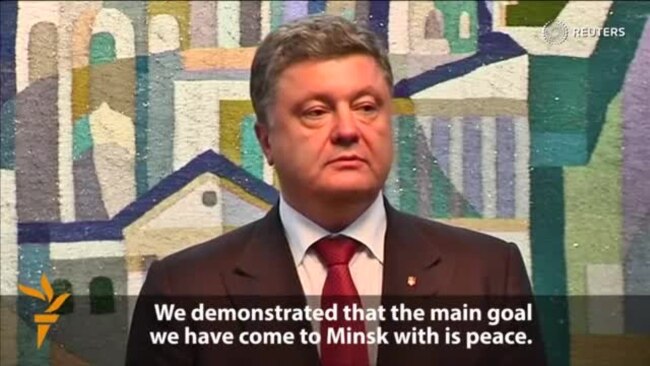 Poroshenko, Putin Discuss Peace Proposals For Ukraine