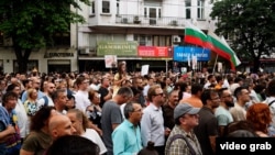 Protest u Varni, Bugarska, zbog hapšenja gradonačelnika, 16. juli 2025.