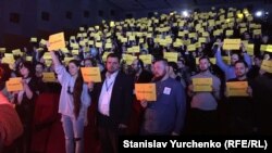 Акція на підтримку Олега Сенцова в Києві, 23 березня 2018 року