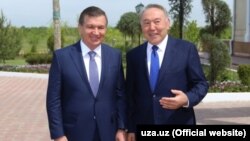 Шавкат Мирзиеев и Нурсултан Назарбаев