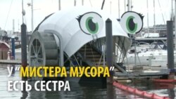 В США автоматический корабль чистит реку (видео)