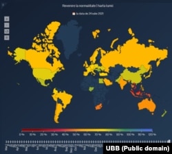 Harta revenirii la „normalitate”.