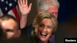 U.S. presidential candidate Hillary Clinton has already conceded defeat to Donald Trump, but her campaign says it will take part in the Wisconsin recount "in order to ensure the process proceeds in a manner that is fair to all sides" (file photo).
