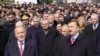 Heydar Aliyev (left) and his son Ilham have ruled Azerbaijan since 1993.